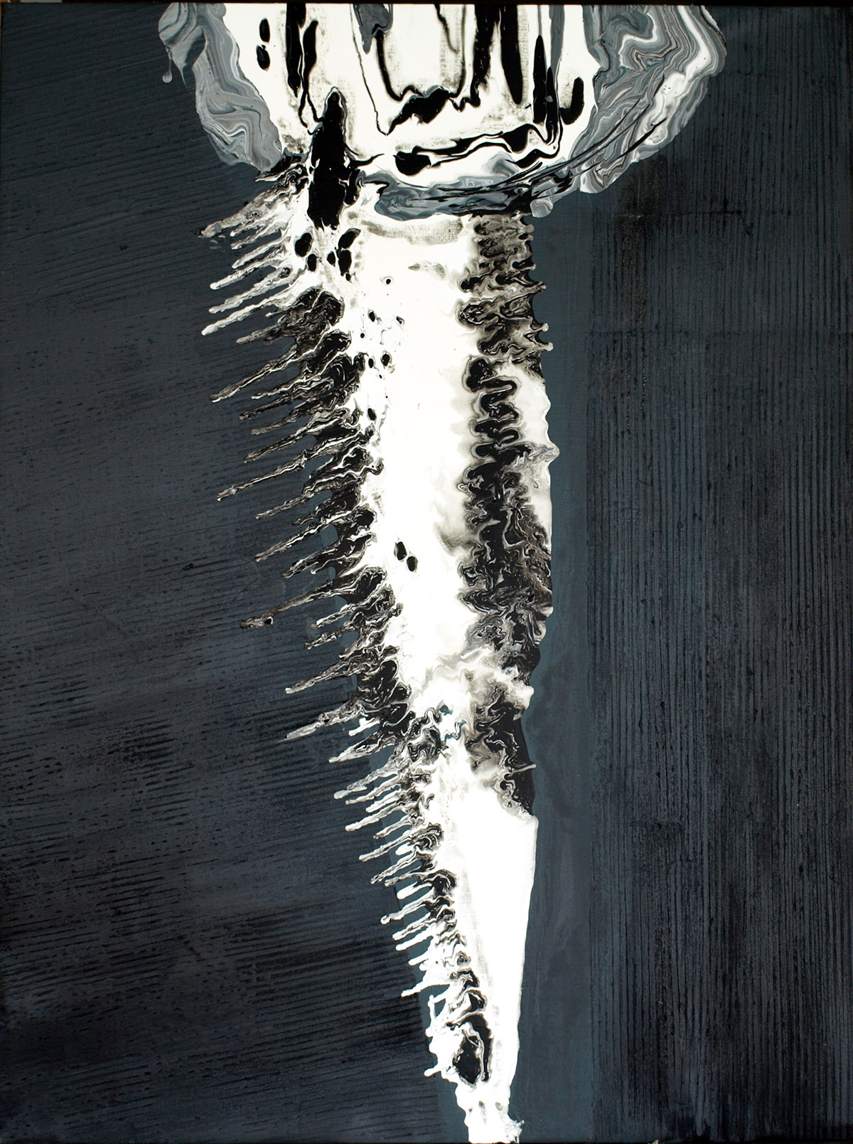Interferencia Rítmica - Pintura / Peinture. Medium: Acrylic on canvas, Year: 2015. — Estela Currao.